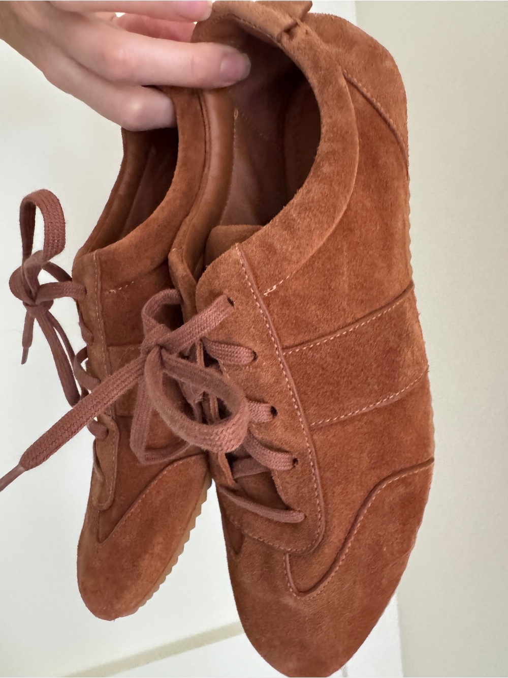 Reformation Brown Suede Loafers